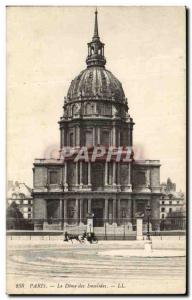 Paris - 7 - The Dome des Invalides - Old Postcard