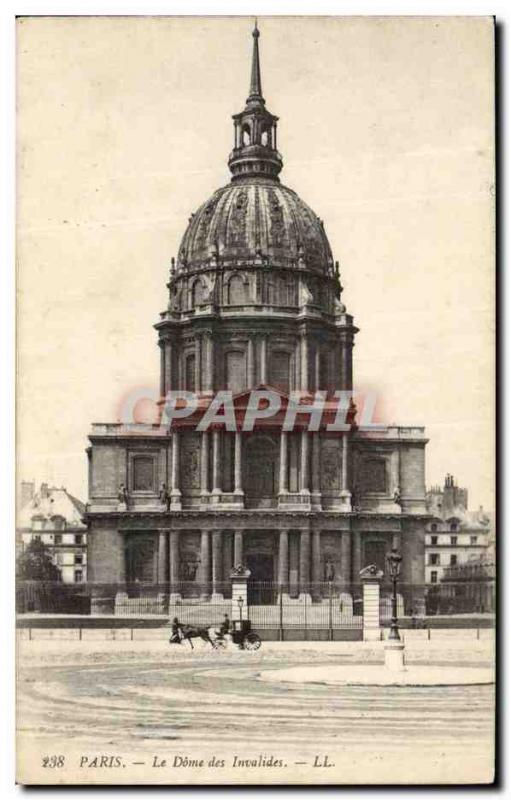 Paris - 7 - The Dome des Invalides - Old Postcard