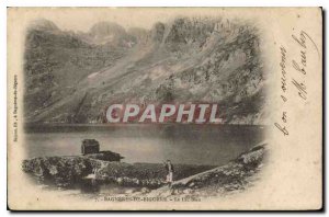 Postcard Old Bagnerres Bigorre Le Lac Bleu