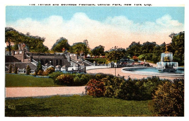 New York City The Terrace and Bethesda Fountain, Central Park