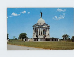 Postcard Pennsylvania State Monument, Gettysburg, Pennsylvania