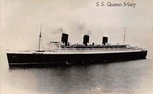 SS Queen Mary Cunard Line Ship Unused 