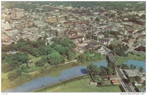 LONDON, Ontario, Canada, 1940-1960´s; Aerial View Of London, Labatt Park, Th...