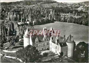 Postcard Modern Jet To Top Of Chateau Montal Lot sixteenth century Renaissanc...