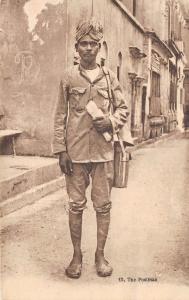 br104169 the postman real photo india  jobs types folklore