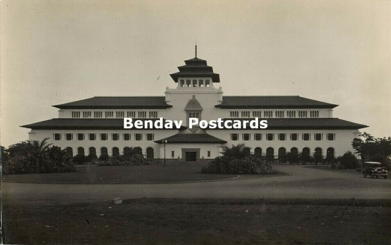 indonesia, JAVA BANDUNG, Gedung Sate, Built 1920 Architect J. Gerber, RPPC (2)