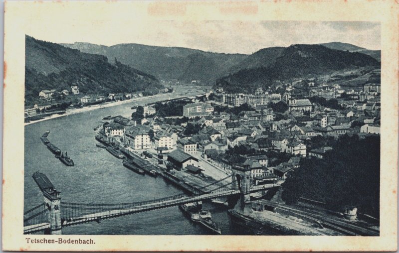 Czech Republic Děčín, Tetschen Bodenbach, Decin Vintage Postcard C127