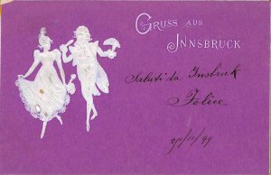 ab9750 - AUSTRIA - Postcards VINTAGE POSTCARD - Greetings from Innsbruck 1899-