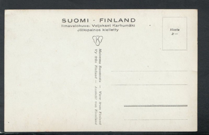 Finland Postcard - Aerial View of Helsinki    RS16924
