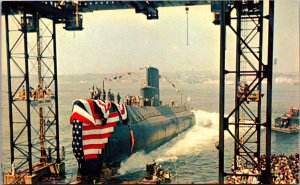 Postcard The U.S.S. Seawolf Nuclear-powered Submarine