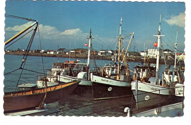 Fishing Fleet, Old Sept Iles Pier,  Quebec