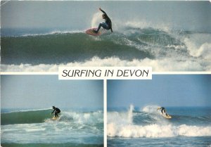 uk50241 surfing in devon uk surf sport