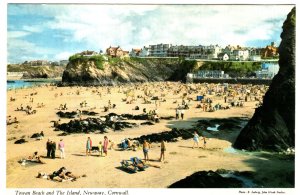 Towan Beach, The Island, Newquay, Cornwall, England