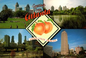 Georgia Atlanta Greetings With Multi View