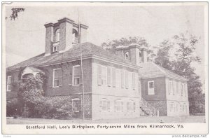 Exterior,  Stratford Hall,  Lee's Birthplace,  Kilmarnock,  Virginia,  00-10s