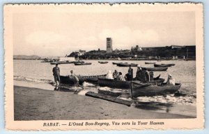 RABAT L'Oued Bou-Regreg Vue vers la Tour Hassan MOROCCO Postcard