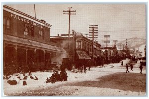 c1910's SiteOf New JH Wolfe Hotel Bennett Ave Cripple Creek Colorado CO Postcard