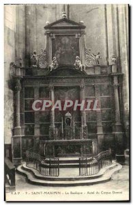 Old Postcard St. Maximin Basilica Altar of Corpus Christi