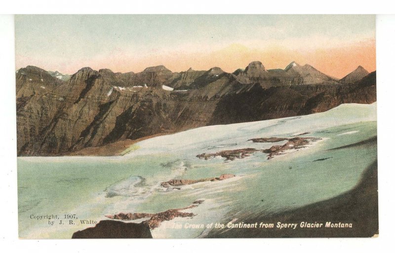 MT - Glacier Nat'l Park. Crown of the Continent from Sperry Glacier