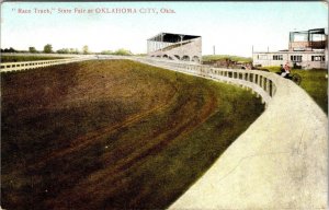 Oklahoma City, OK Oklahoma  RACE TRACK~State Fair HORSE RACING ca1910's Postcard