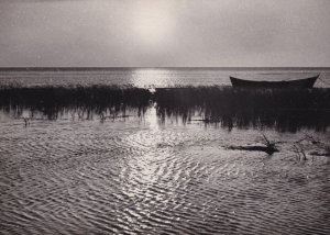 Les Saintes Maries Vintage French Sunset Real Photo Postcard