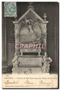 Postcard Old Orleans Dupanloup Tomb by Chapu Cathedrale