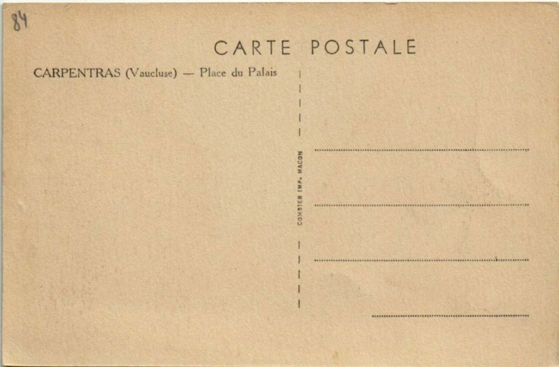 CPA CARPENTRAS Place du Palais (1086876)
