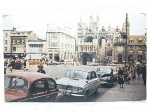 Cathedral Square Peterborough Vintage Postcard C1970