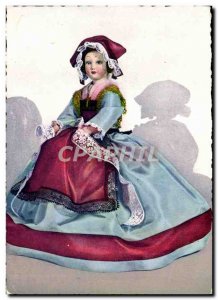 Old Postcard L & # 39Auvergnate Doll Folklore
