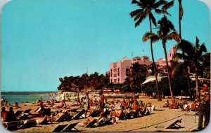 Vtg 1950s Royal Hawaiian Hotel Waikiki Honolulu Hawaii Unused Postcard