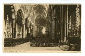 UK - England, Lincoln. Lincoln Cathedral, The Nave