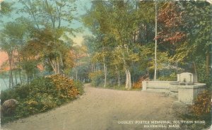 Haverhill MA Dudley Porter Memorial Mtn Rd Litho Postcard Used