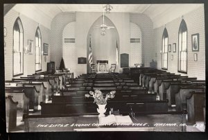 Vintage Postcard 1915-1930 Little Brown Church in the Vale Nashua Iowa (RPPC)