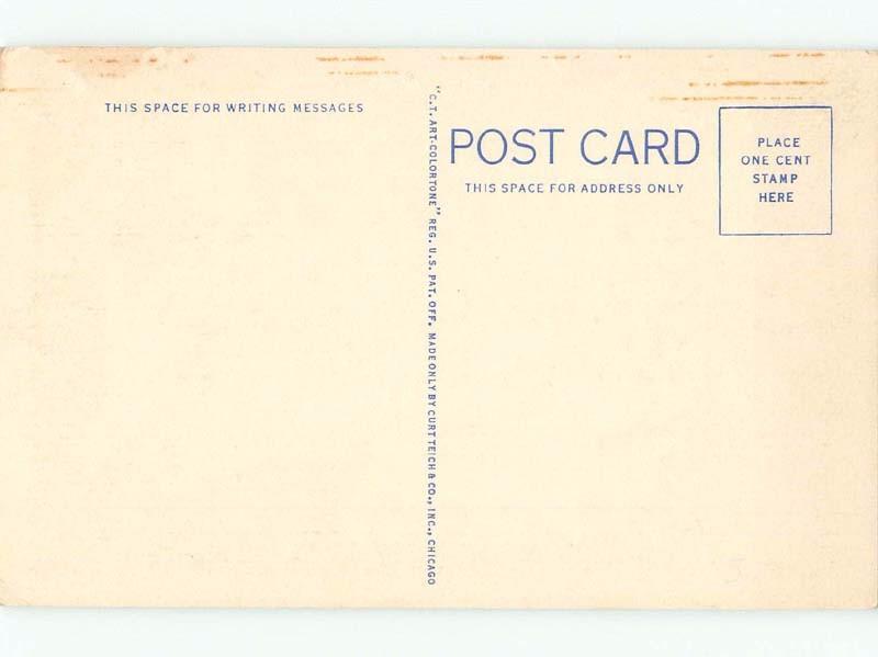 Unused Linen BRIDGE SCENE Waco Texas TX d4046