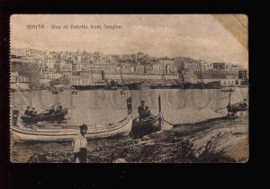 034193 MALTA VALLETTA view from SENGLEA Vintage PC