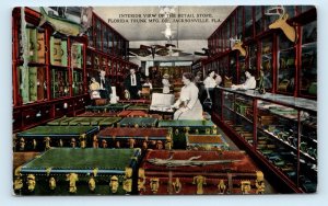 JACKSONVILLE, FL ~ Interior FLORIDA TRUNK MANUFACTURING Retail Store  Postcard