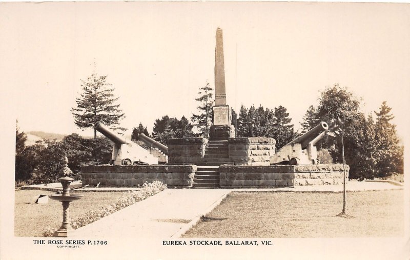 J43/ Australia Foreign Postcard c1940s Ballarat Weureka Stockade 167