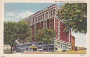 Wisconsin Madison Hotel Loraine Curteich
