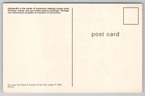 Gainesville TX Victorian Home Texas Postcard D38