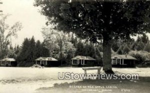 Real Photo, Red Apple Cabins - Macwahoc, Maine ME  