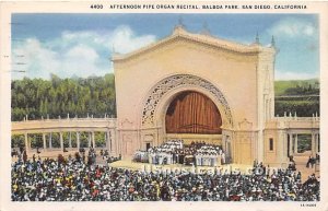 Pipe Organ Recital, Balboa Park - San Diego, CA