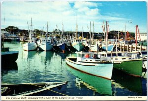 Postcard - The Famous Digby Scallop Fleet - Digby, Canada