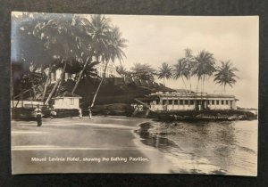 Mint Vintage Mt Lavinia Hotel Bathing Pavilion Ceylon Real Photo Postcard RPPC