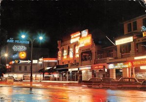 Nairobi night scene near New Stanley Hotel Africa, Afrika 1972 Missing Stamp 
