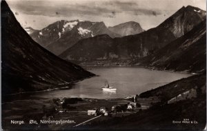 Norway Romsdalshorn Og Park Hotel Vintage RPPC 09.79