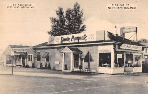 Northampton Massachusetts Jack August Restaurant Vintage Postcard AA27232