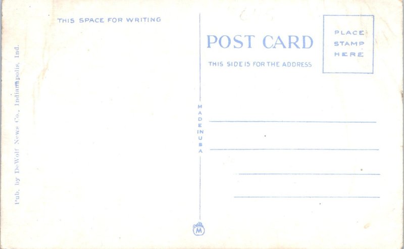 1920s Cadle Tabernacle Interior View Indianapolis Indiana Postcard