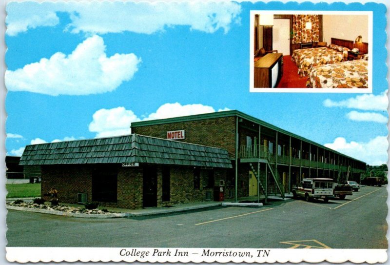 Postcard - College Park Inn - Morristown, Tennessee 