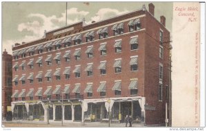 CONCORD, New Hampshire, PU-1906; Eagle Hotel