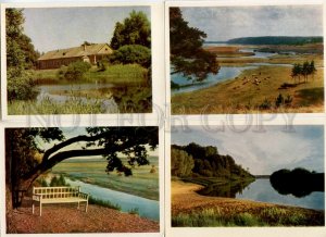 484326 USSR 1964 year Pushkin Reserve edition 80000 set of 16 postcards